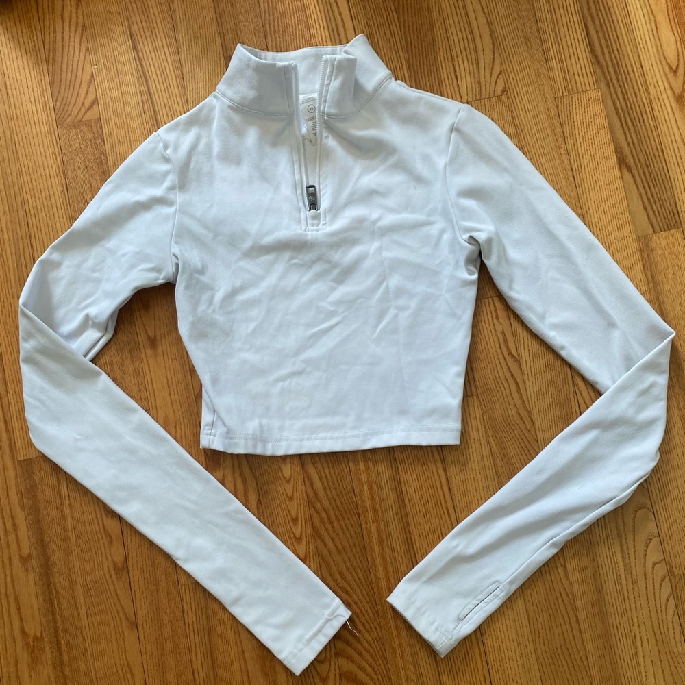Balance athletics the refine cropped zip